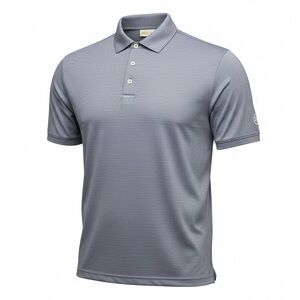 KJUS Men’s 52L Sunder Polo Blue Short Sleeve Golf Shirt UPF 50+ Performance‎